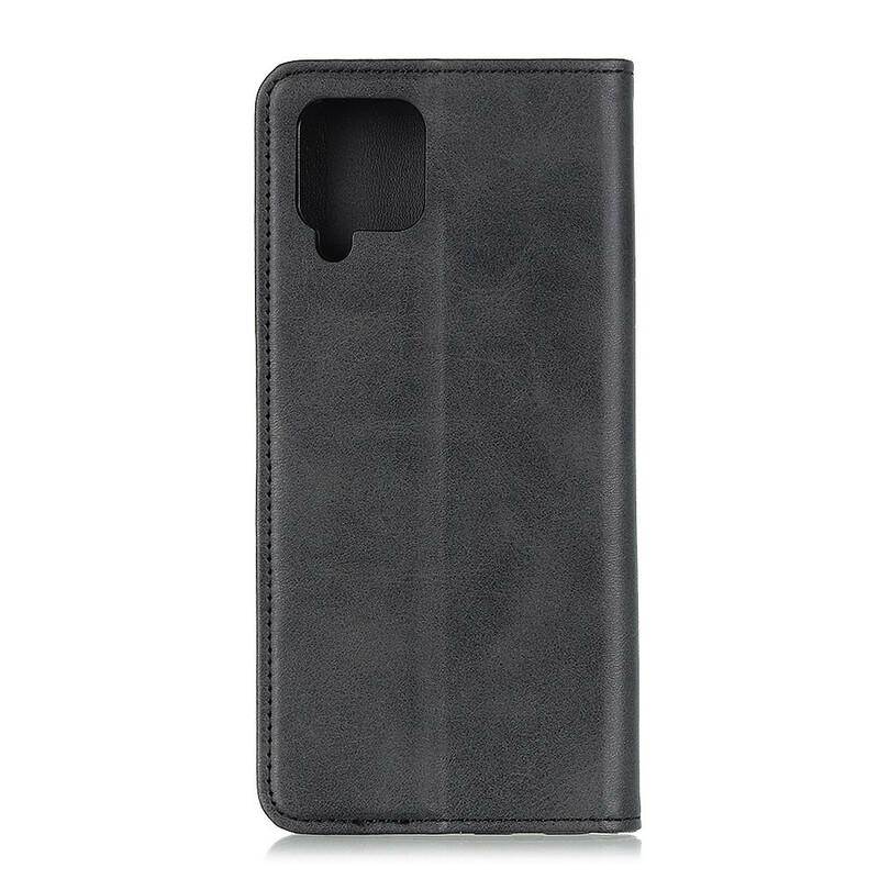 Flip Cover Samsung Galaxy A12 Split Pelle