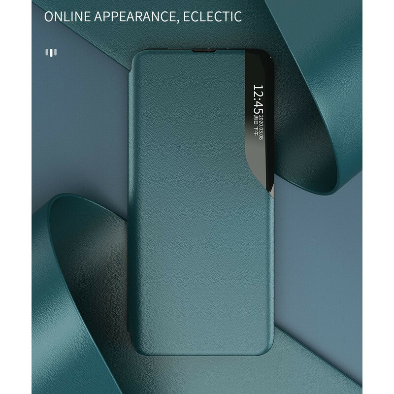 Visualizza la cover Samsung Galaxy A12 in similpelle testurizzata