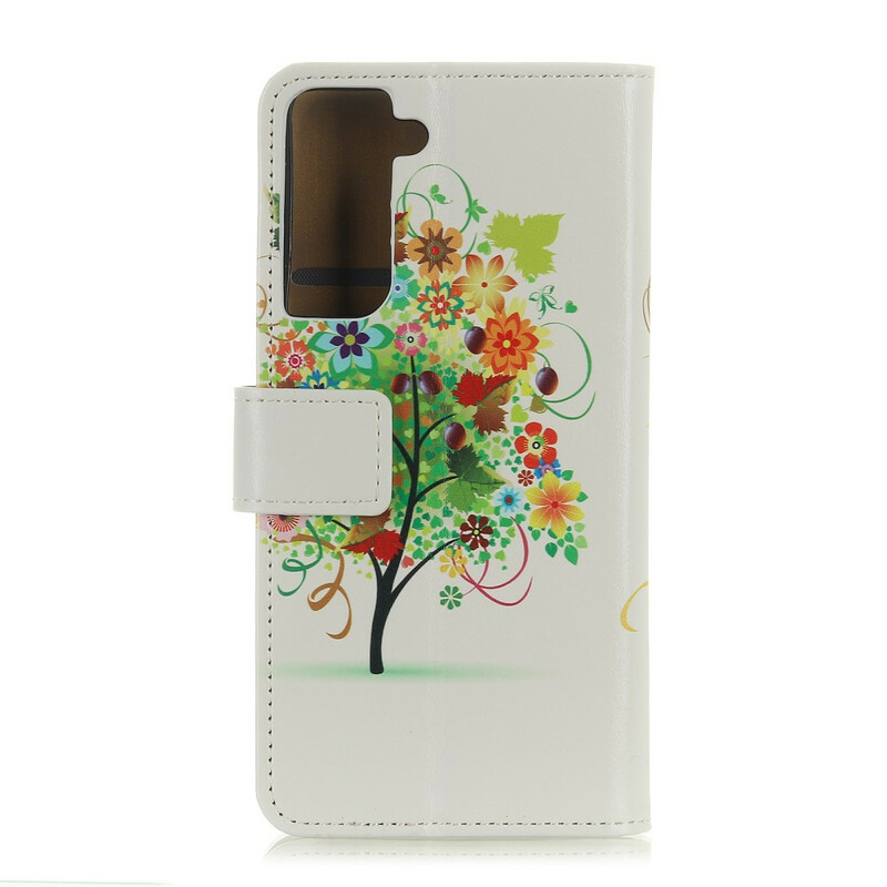 Samsung Galaxy S21 5G Custodia albero di fiori