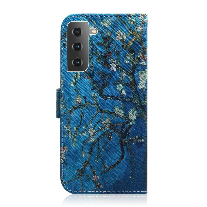 Samsung Galaxy S21 5G Custodia Ramo di albero di fiori