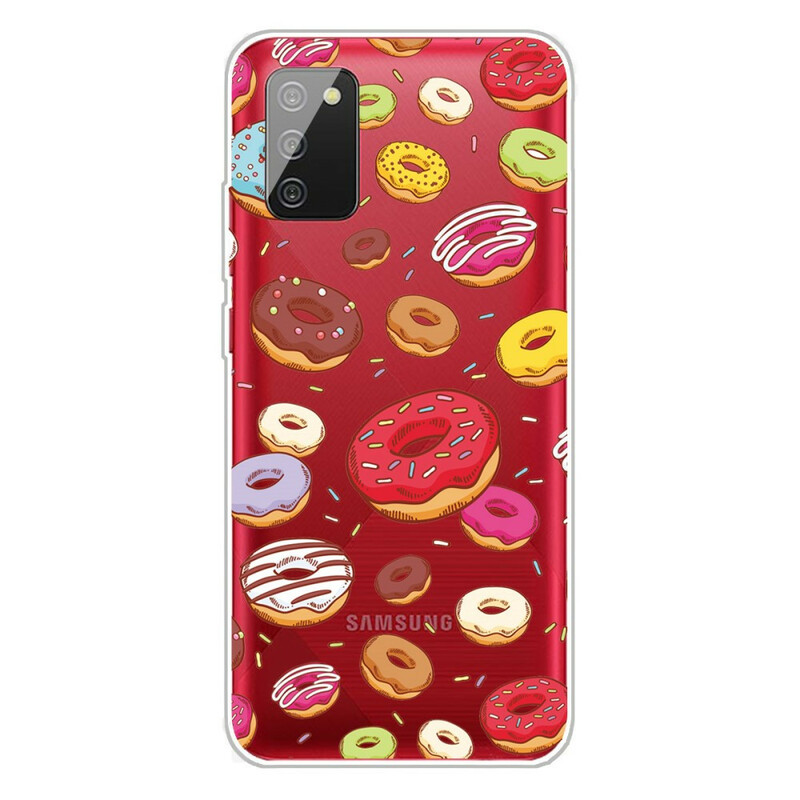 Samsung Galaxy A02s Custodia Love Donuts