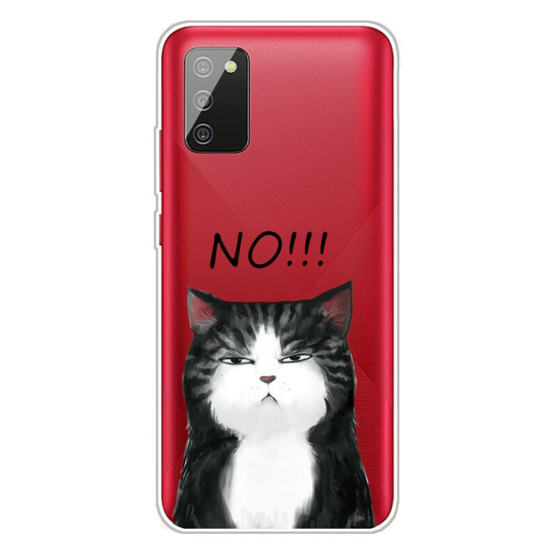 Custodia per Samsung Galaxy A02s Il gatto che dice no