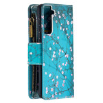 Samsung Galaxy S21 5G con cover a zip Albero