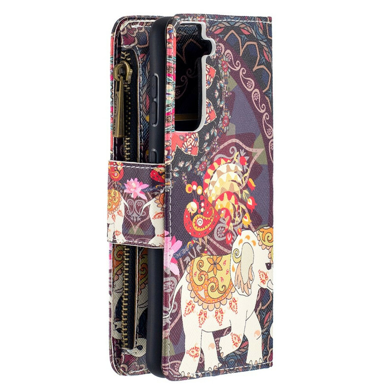 Custodia Samsung Galaxy S21 5G Zipped Pocket Elephant