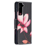 Samsung Galaxy S21 5G Custodia Rosa Fiore