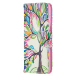 Samsung Galaxy S21 5G Custodia Albero Colorato