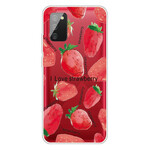 Copertura Samsung Galaxy A02s Strawberry / i Love Strawberry