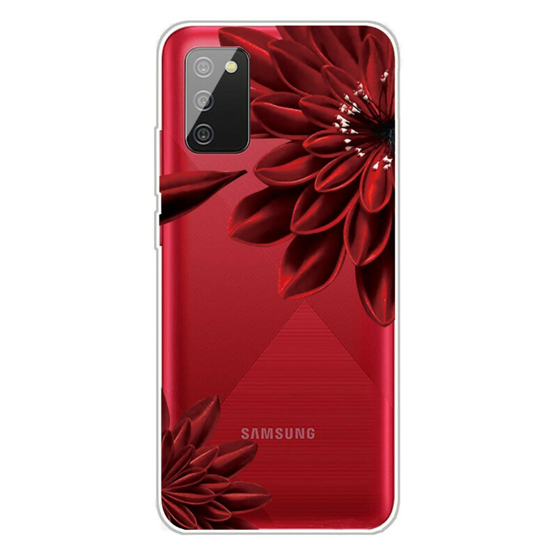 Samsung Galaxy A02s Custodia con fiori selvatici