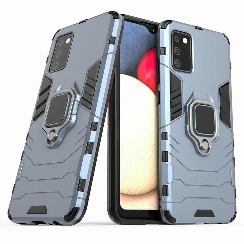 Samsung Galaxy A02s Custodia resistente agli anelli
