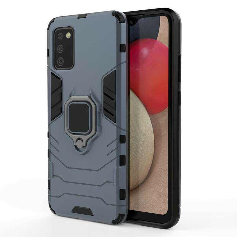 Samsung Galaxy A02s Custodia resistente agli anelli