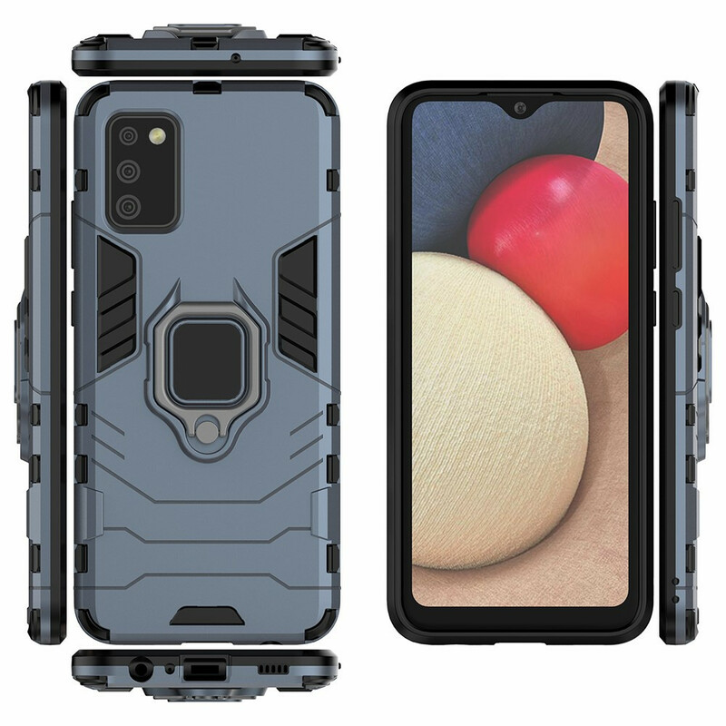 Samsung Galaxy A02s Custodia resistente agli anelli