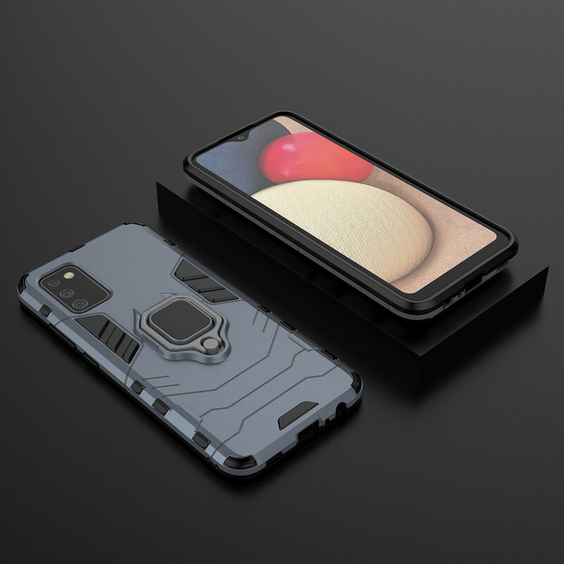 Samsung Galaxy A02s Custodia resistente agli anelli