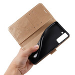 Samsug Galaxy S21 Plus 5G Custodia Farfalle nel vento