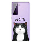 Samsung Galaxy S21 5G Custodia Il gatto che dice no