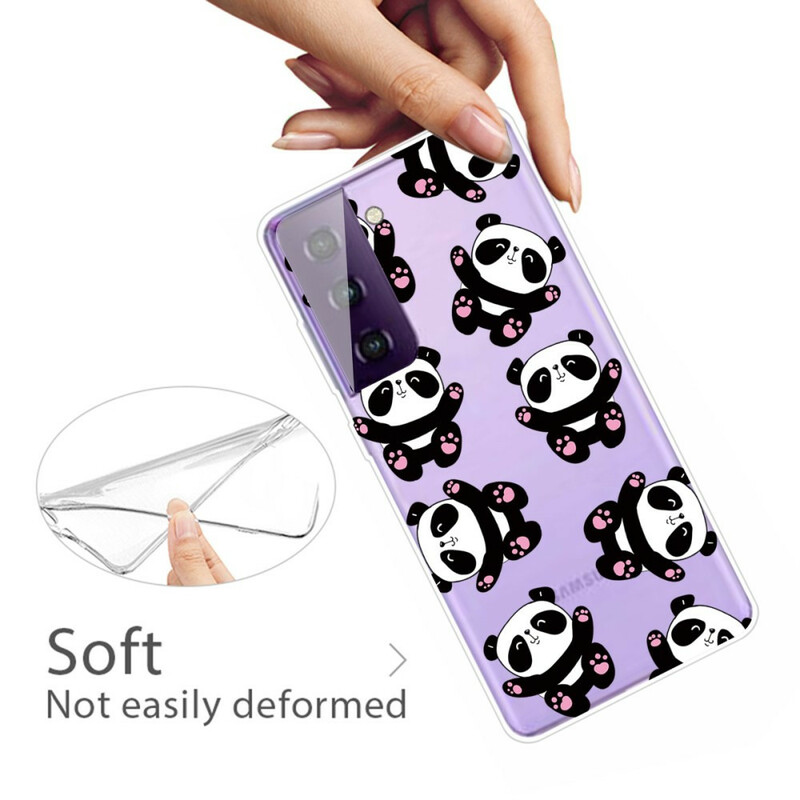 Samsung Galaxy S21 5G Custodia Top Pandas Fun