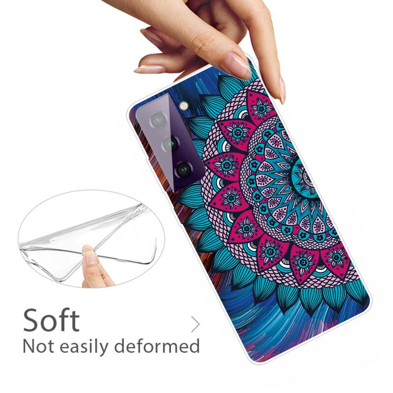 Samsung Galaxy S21 5G Custodia Mandala Colorata