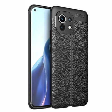 Xiaomi Mi 11 Custodia in pelle Litchi doppia linea