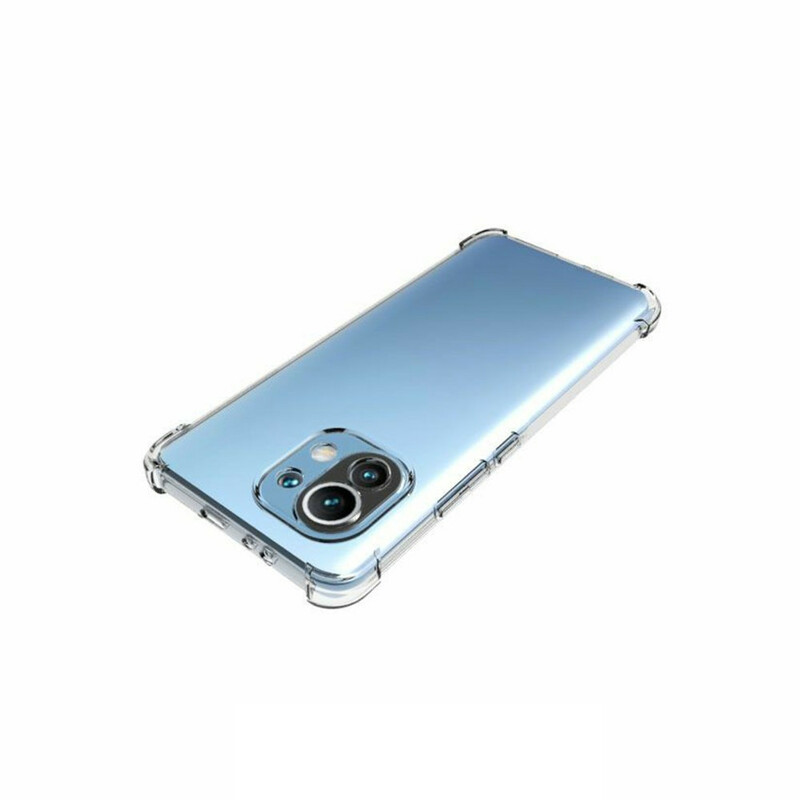 Xiaomi Mi 11: cover trasparente con angoli rinforzati