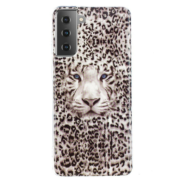Samsung Galaxy S21 5G Leopard Custodia fluorescente