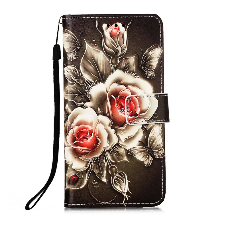 Samsung Galaxy S21 5G Custodia Golden Roses