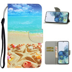 Samsung Galaxy S21 5G Custodia con cinturino da spiaggia Samsung Galaxy S21 5G Custodia con cinturino da spiaggia