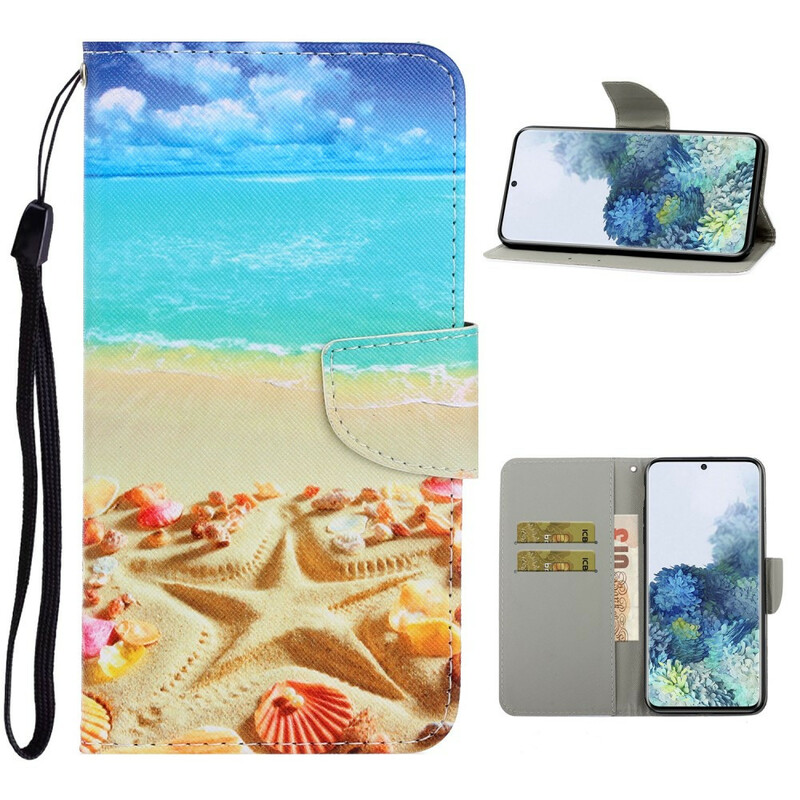 Samsung Galaxy S21 5G Custodia con cinturino da spiaggia Samsung Galaxy S21 5G Custodia con cinturino da spiaggia