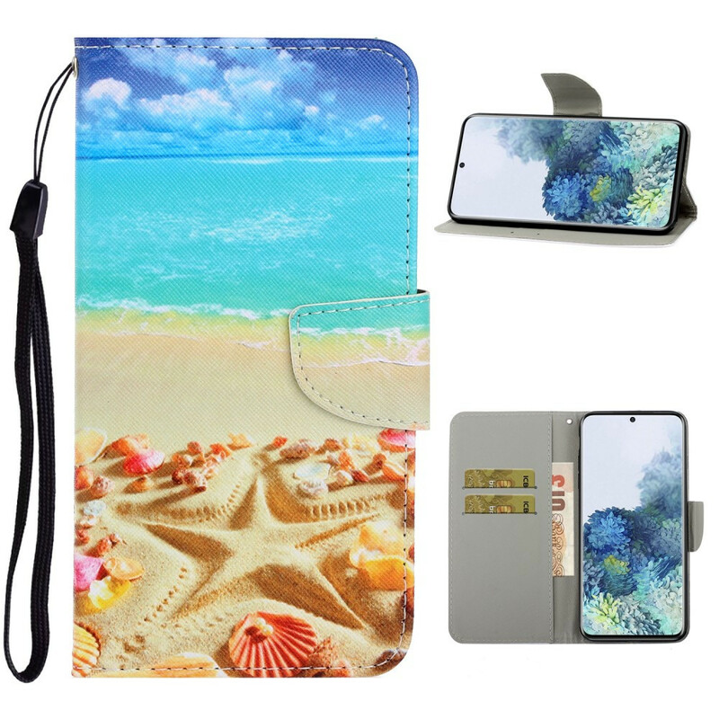 Samsung Galaxy S21 5G Custodia con cinturino da spiaggia