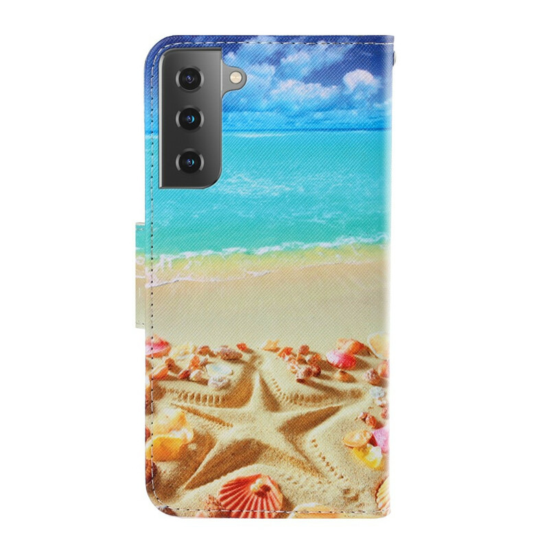 Samsung Galaxy S21 5G Custodia con cinturino da spiaggia