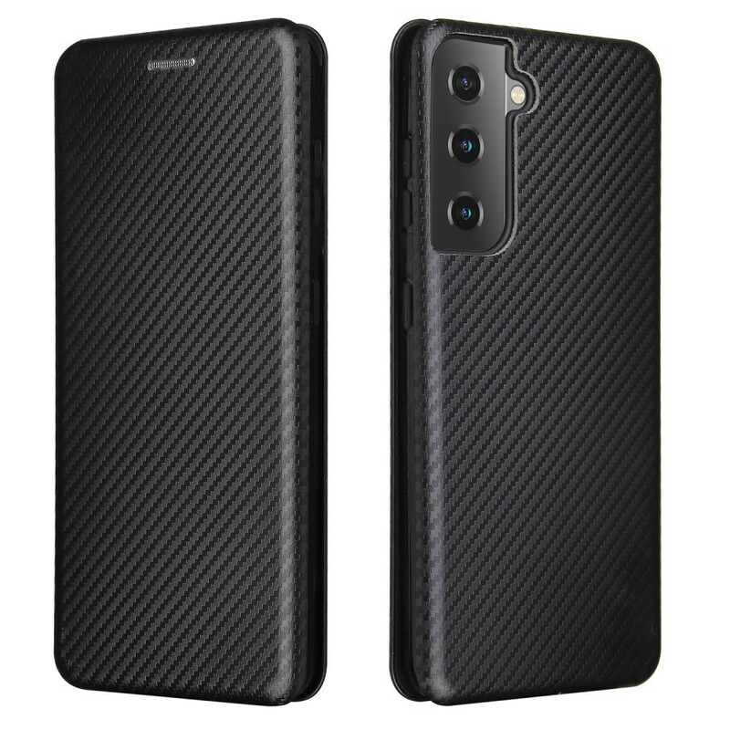 Flip Cover Samsung Galaxy S21 5G Fibra di carbonio