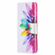 Samsung Galaxy S21 Plus 5G vattenfärgsfodral med blomma
