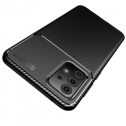 Samsung Galaxy A72 5G Soft Skal Carbon Fiber Texture