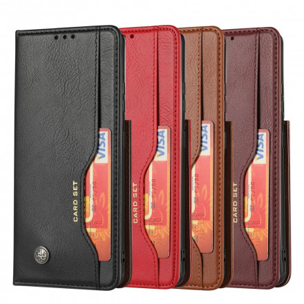 Flip Cover Samsung Galaxy S21 Ultra 5G Leatherette Card Case