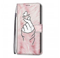 Samsung Galaxy S21 Ultra 5G Finger Heart Case