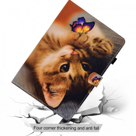 Samsung Galaxy Tab A7 fodral (2020) Min kattunge och fjäril