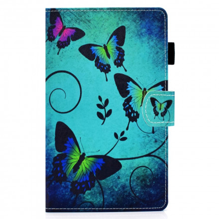 Samsung Galaxy Tab A7 fodral (2020) Unika fjärilar
