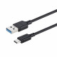 USB Type-c - USB-A MOMAX Synk- och laddningskabel