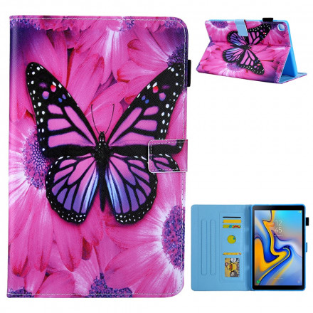 Samsung Galaxy Tab A7 fodral (2020) Butterfly Floral