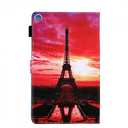 Samsung Galaxy Tab A7 fodral (2020) Solnedgång Eiffeltornet