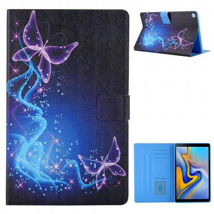 Samsung Galaxy Tab A7 fodral (2020) Färgade fjärilar