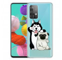 Samsung Galaxy A52 5G fodral Funny Dogs