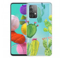 Samsung Galaxy A52 5G Cactus Watercolour Case