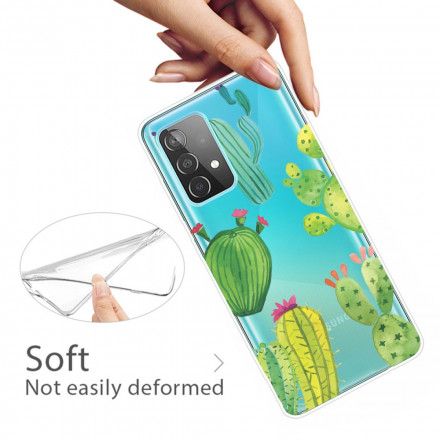 Samsung Galaxy A52 5G Cactus Watercolour Case