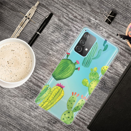 Samsung Galaxy A52 5G Cactus Watercolour Case