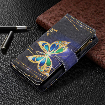 Samsung Galaxy A32 5G Zipped Pocket Butterflies Art