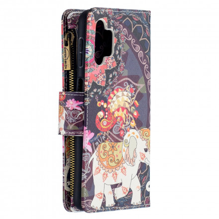 Samsung Galaxy A32 5G Ficka med dragkedja Elephant Case