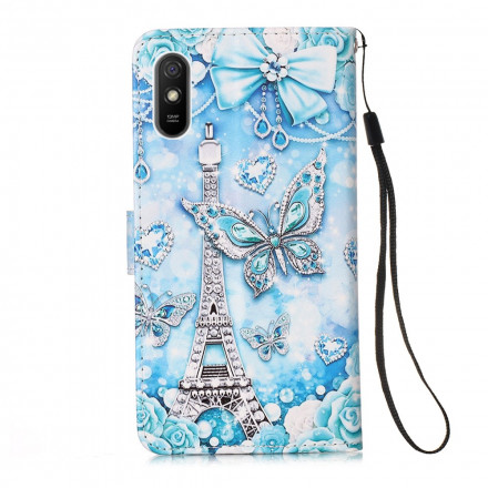 Xiaomi Redmi 9A Eiffeltornet Rem Butterfly Case