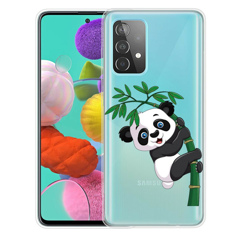 Samsung Galaxy 32 5G Panda fodral på bambu