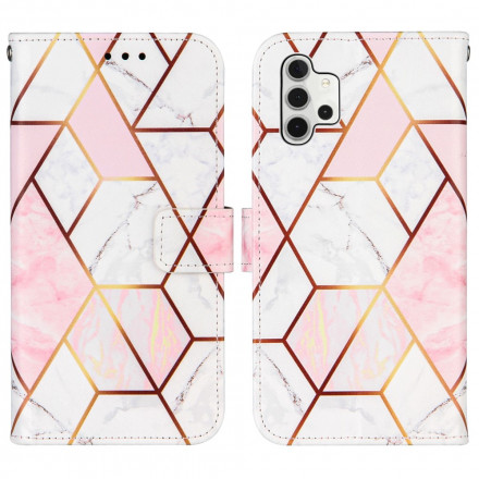 Samsung Galaxy A32 5G Geometric Marble Case