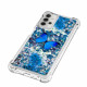 Samsung Galaxy A32 5G Glitter Blue Butterflies Case