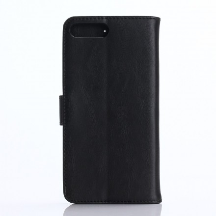 Housse iPhone 7 Plus Simili Cuir Rétro